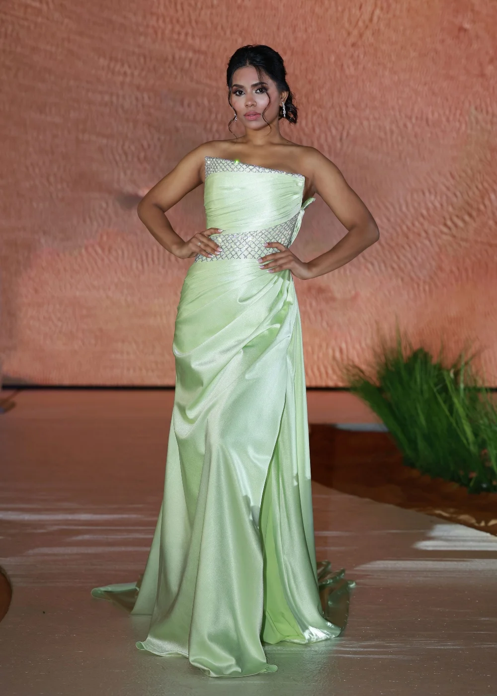 model in Designer Dresses Through Modern Couture